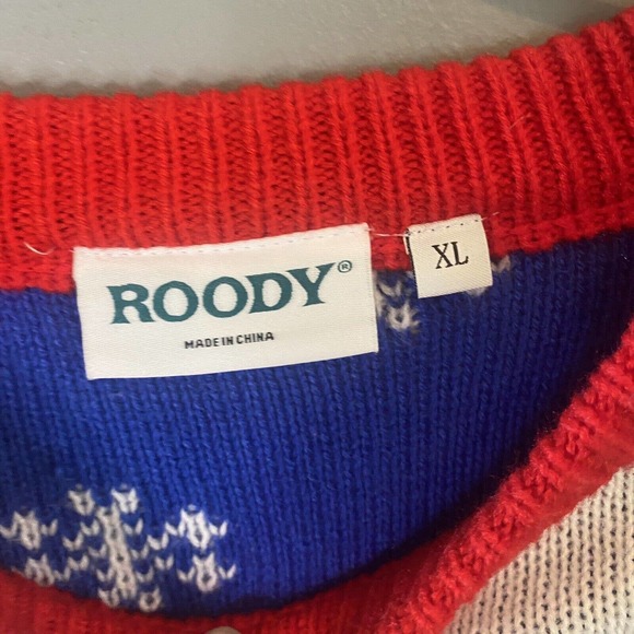 Ugly Christmas Sweater‎ Twice Daily Roody XLarge holiday - Picture 6 of 6